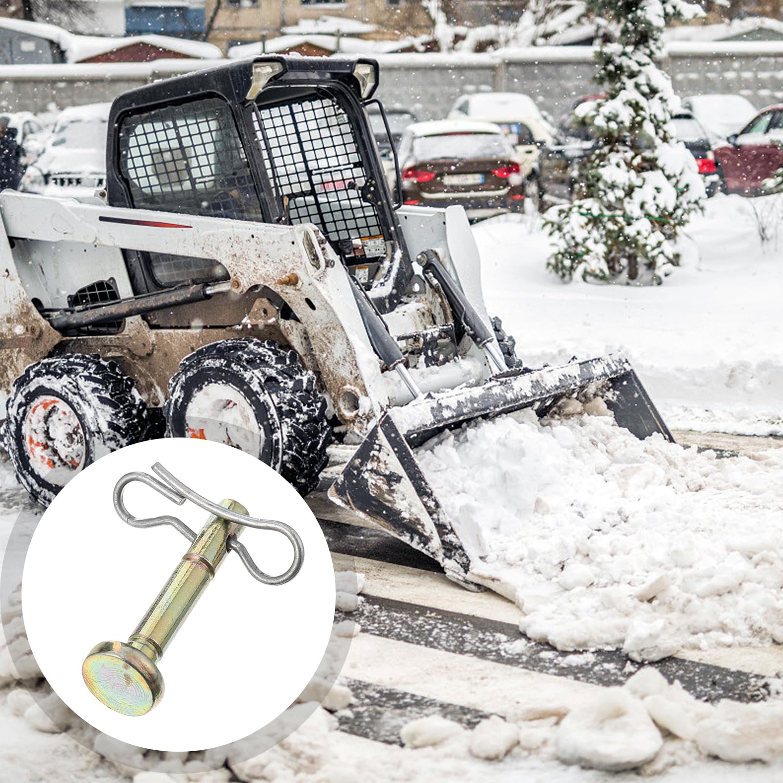 BESTonZON Boulons et goupilles de cisaillage pour Fraise à Neige - Compatible avec MTD 714-04040 et 738-04124 - Pièces de Rechange pour souffleur à Neige en métal