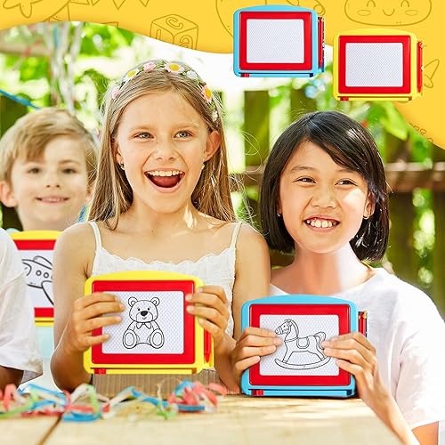 Miniatura 5 de 48 piezas de mini tablero magnético de dibujo para niños, pequeño boceto borrable, bloc de escritura, juguete de pintura a granel, regalo de