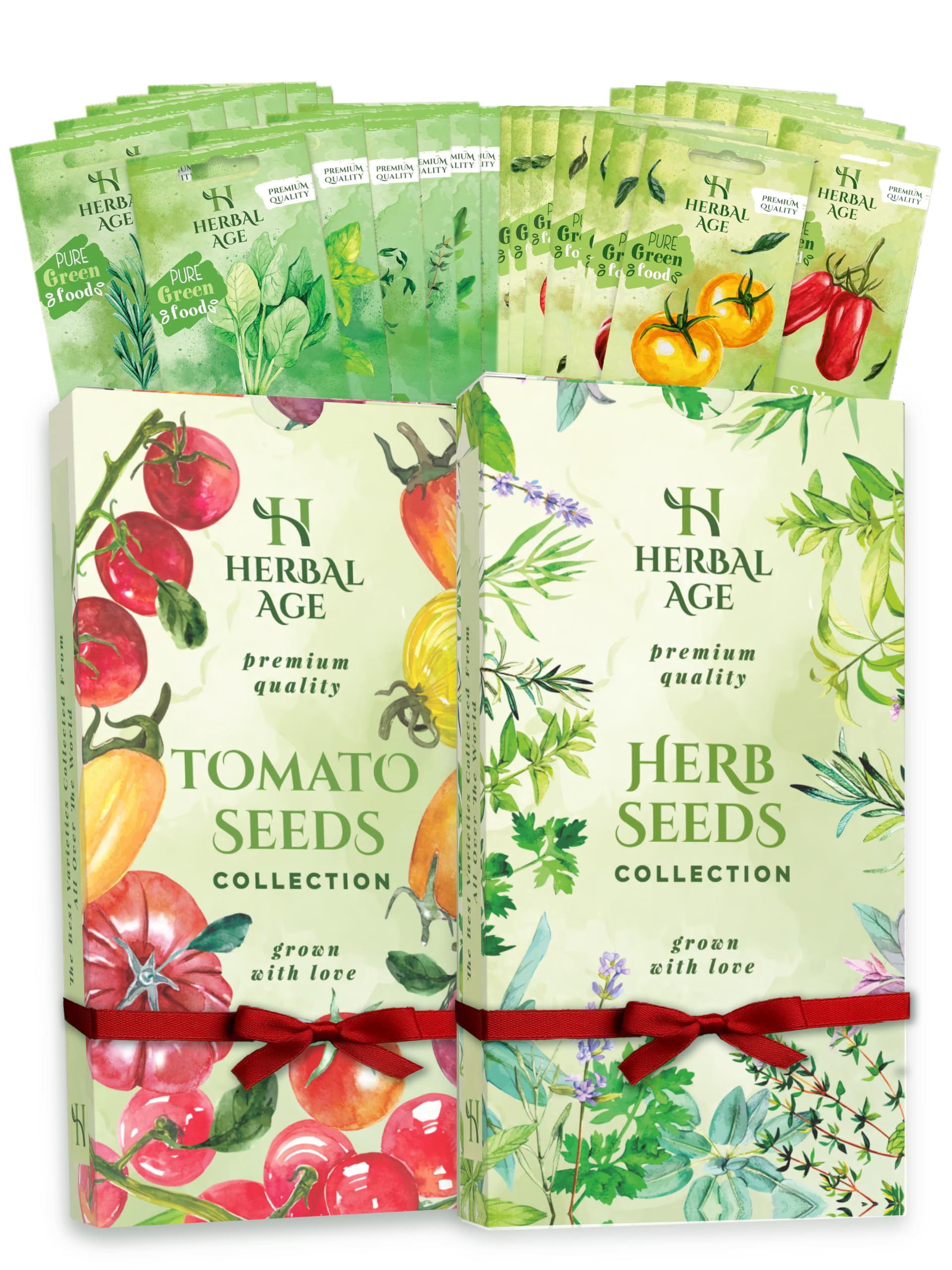 Grow Your Own Tomatoes & Herbs – 9,200+ Seed Kit for Planting UK, 26 Plants Varieties of Garden Seeds – Unusual Gifts for Women, Men or Couples, Allotment & Gardening Gift Ideas — image 1