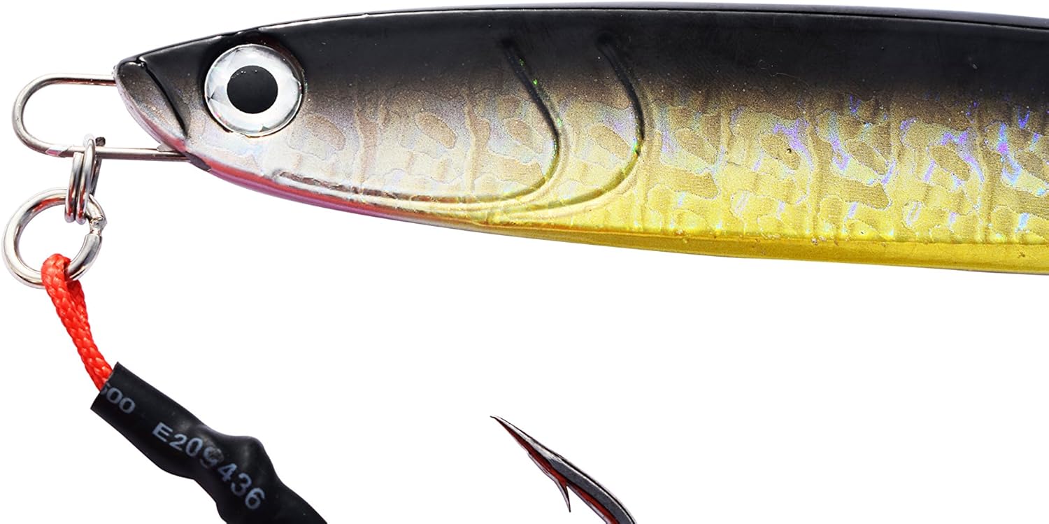 EatMyTackle Lead Fish Vertical Jig | Deep Drop Saltwater Lure