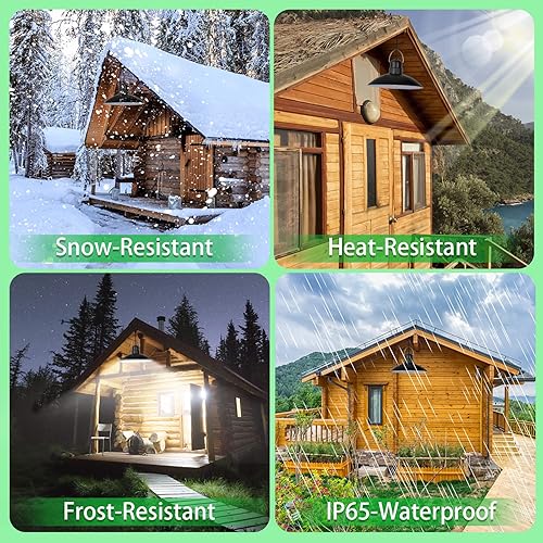 Miniatura 5 de Luces solares para exteriores, 44 LED, sensor de luz, luces solares para interiores y exteriores regulables con control remoto 2500 K/4500 K/5500 K,