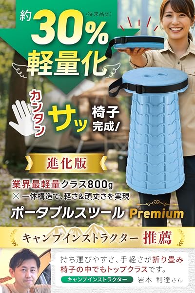 【所ジョージの世田谷ベース掲載】専門家推薦の 折りたたみ椅子 軽量 持ち運び 折り畳み椅子 (ブラック, 単品) - 3