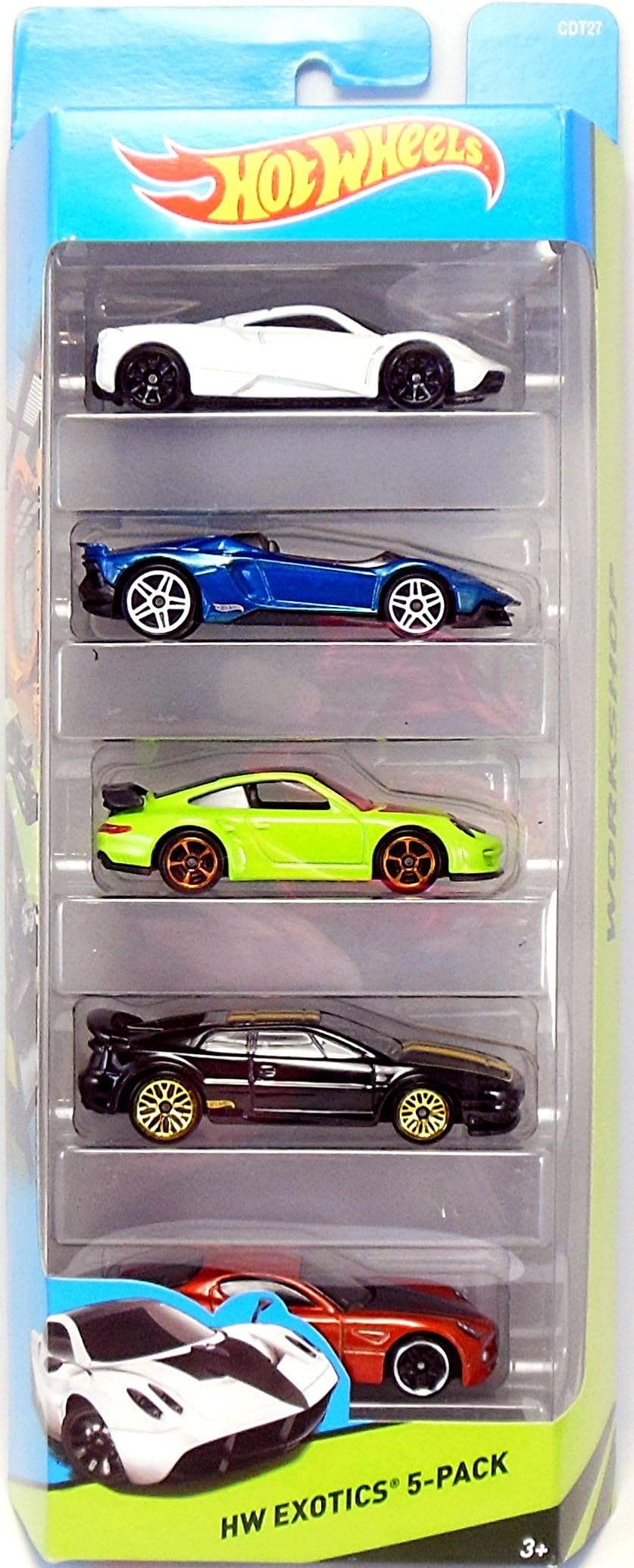 Mattel Hot Wheels 2015 HW Workshop HW Exotics 5-Pack (Version 2)