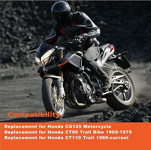 Miniatura 3 de labwork 27 pulgadas de plata Amortiguadores de aceite de horquilla delantera para motocicleta Honda CG125 CT90 CT110 Trail 1 par