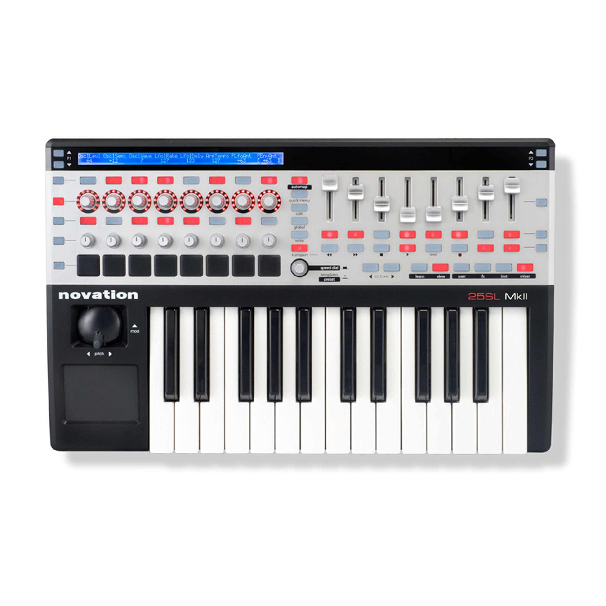 DTM・DAW Novation 25sl mk2 Amazon.com: Novation AMS-Novation 25 SL MkII USB Midi Controller