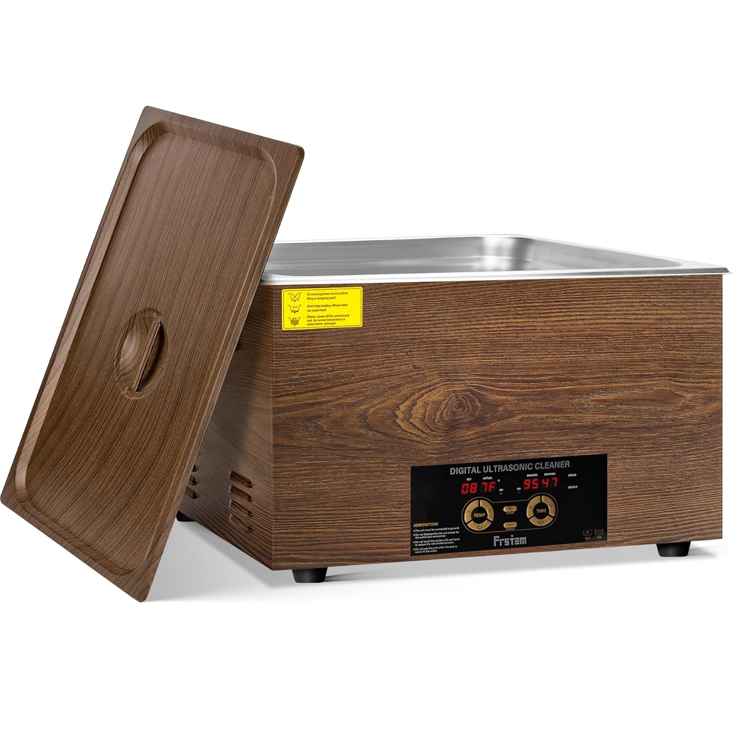 30L Professional Ultrasonic Cleaner, 7.9 gal Industrial Auto Cleaning Machine with Degas and Gentle Mode, 40kHz Stainless Steel Ultrasonic Cleaner for Jewelry Watches Machine Parts Auto Tools