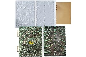 Notebook Silicone Mold Set for Resin Crafts, A5