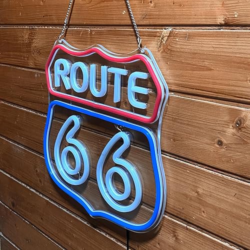 Miniatura 2 de Letrero de neón LED para decoración de pared, letreros de neón para bar, fiesta, garaje, dormitorio, sala de juegos, arte de pared de neón para RUTA