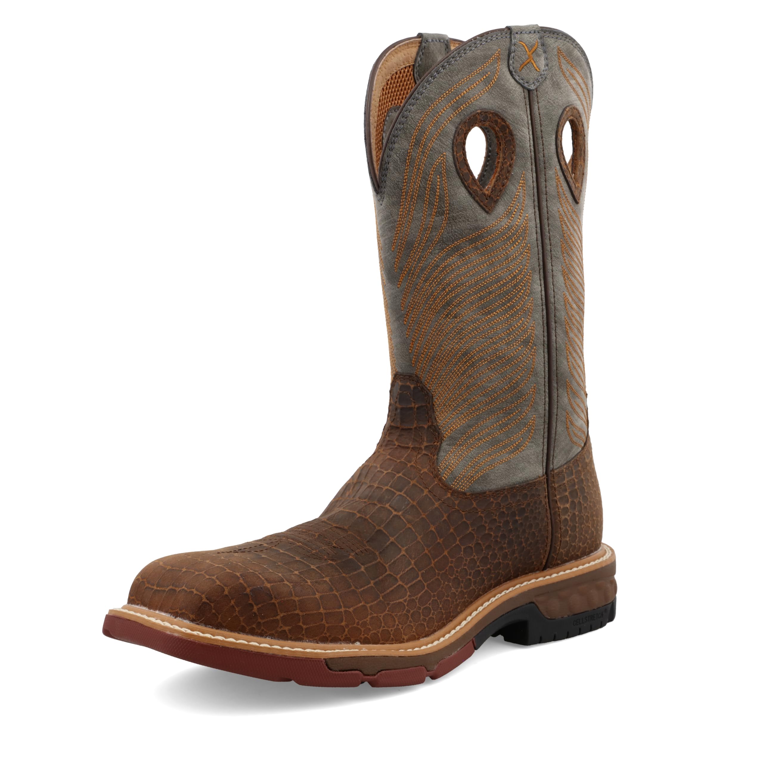 Twisted X Men's12 Pull On Nano Composite Toe Western Work Boot