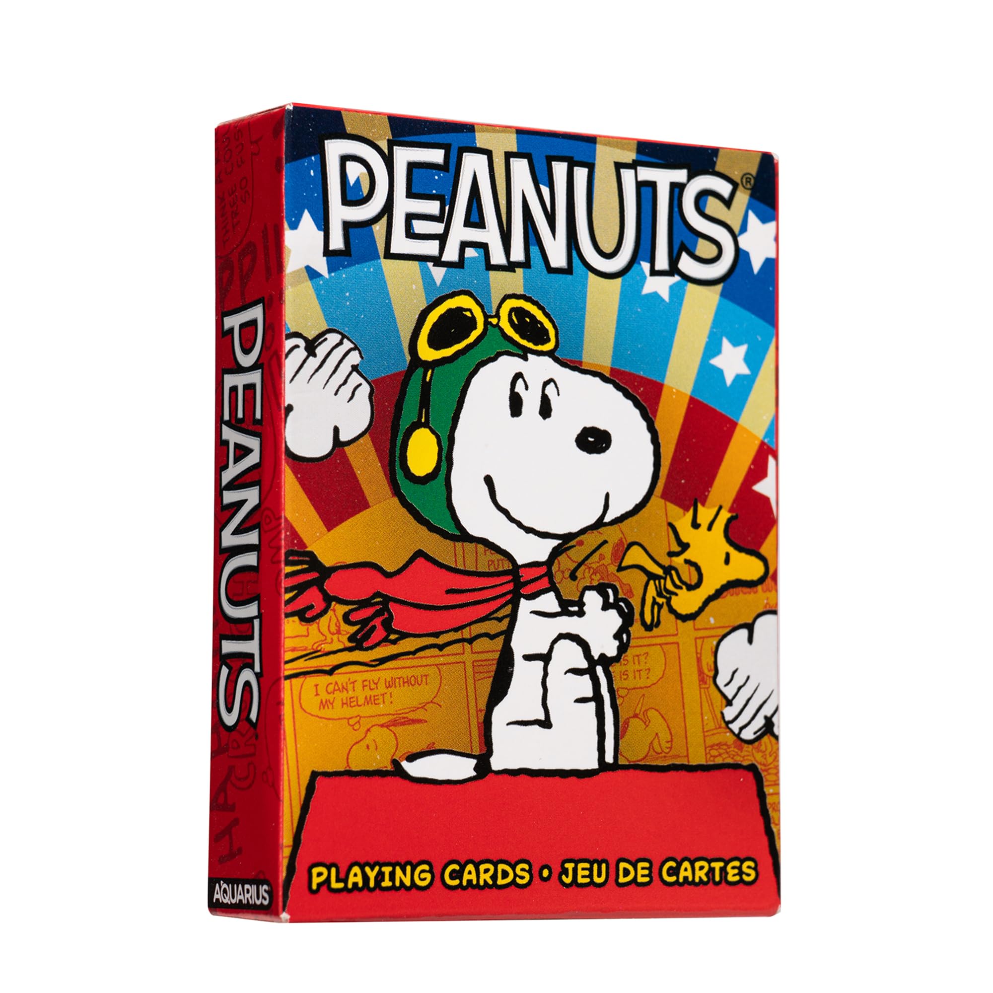 AQUARIUS Peanuts Snoopy Flying Ace Standard Playing Cards Themed Deck