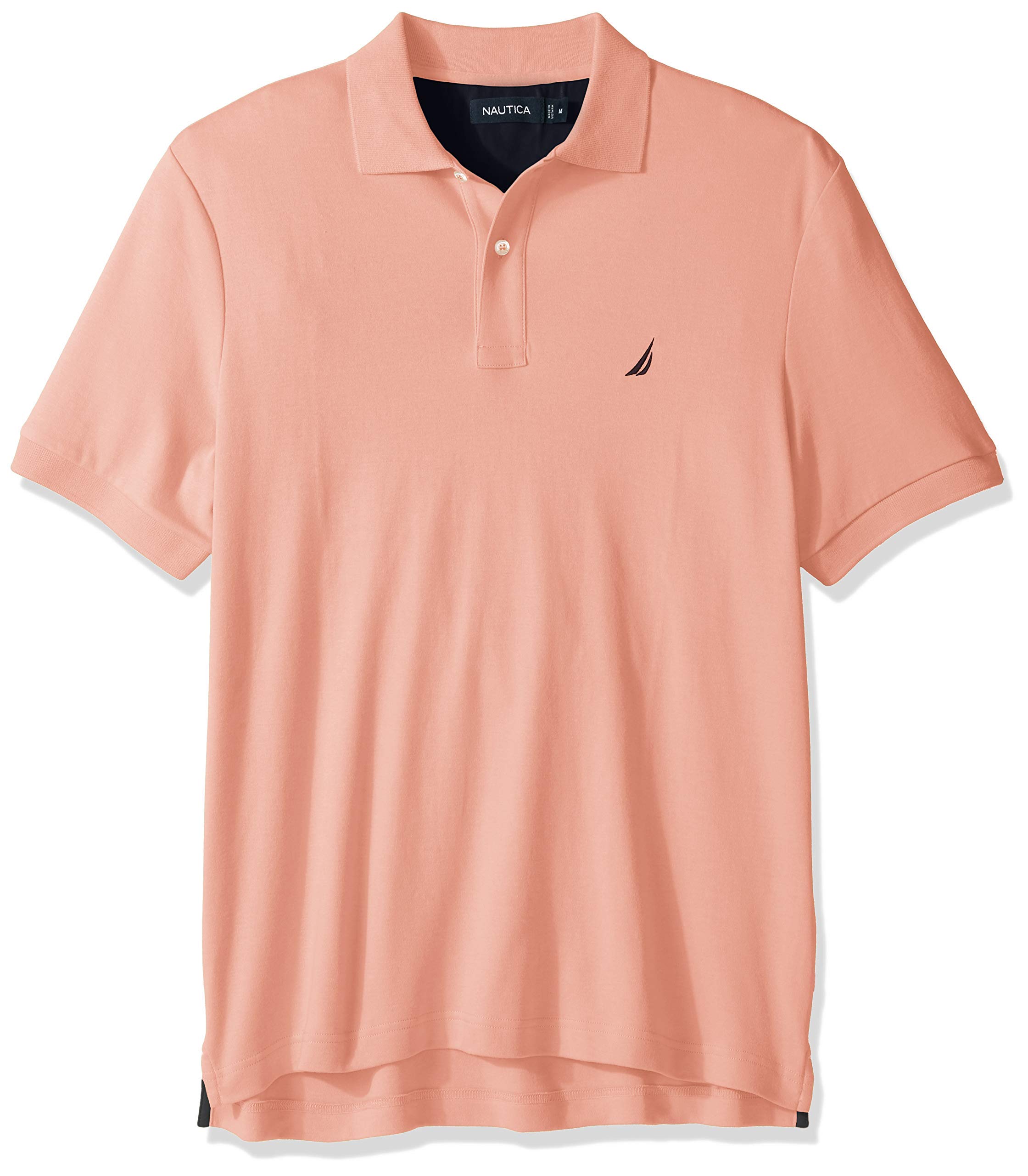 Nautica Men's Coral Sands Classic Fit Short Sleeve Solid Soft Cotton Polo Shirt, Xxl Tall