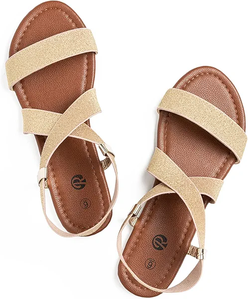 Rekayla Flat Elastic Sandals for Women
