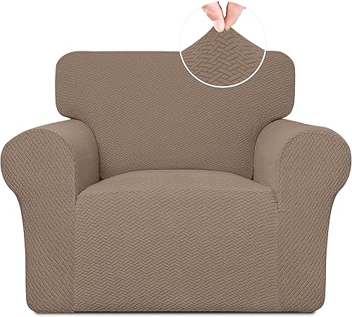 Vista 165 de Easy-Going Funda de sofá reclinable de jacquard elástico, suave de 4 piezas, con lazo elástico, protector de muebles lavable para niños, mascotas