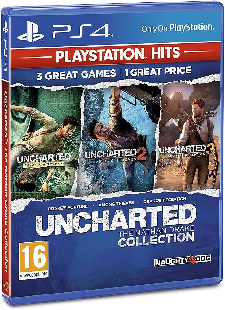 PlayStation Uncharted: Collection Drake - 3 Jeux 1080p 60FPS