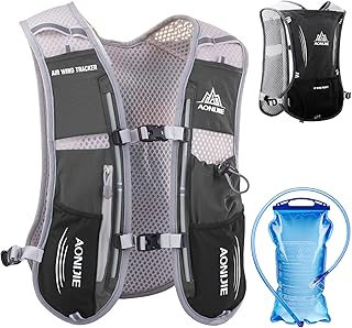 Azarxis Hydration Running Vests 5L Women Men Hydration Pack Trail Running Water Vest Marathon Backpack for Running Cycling...