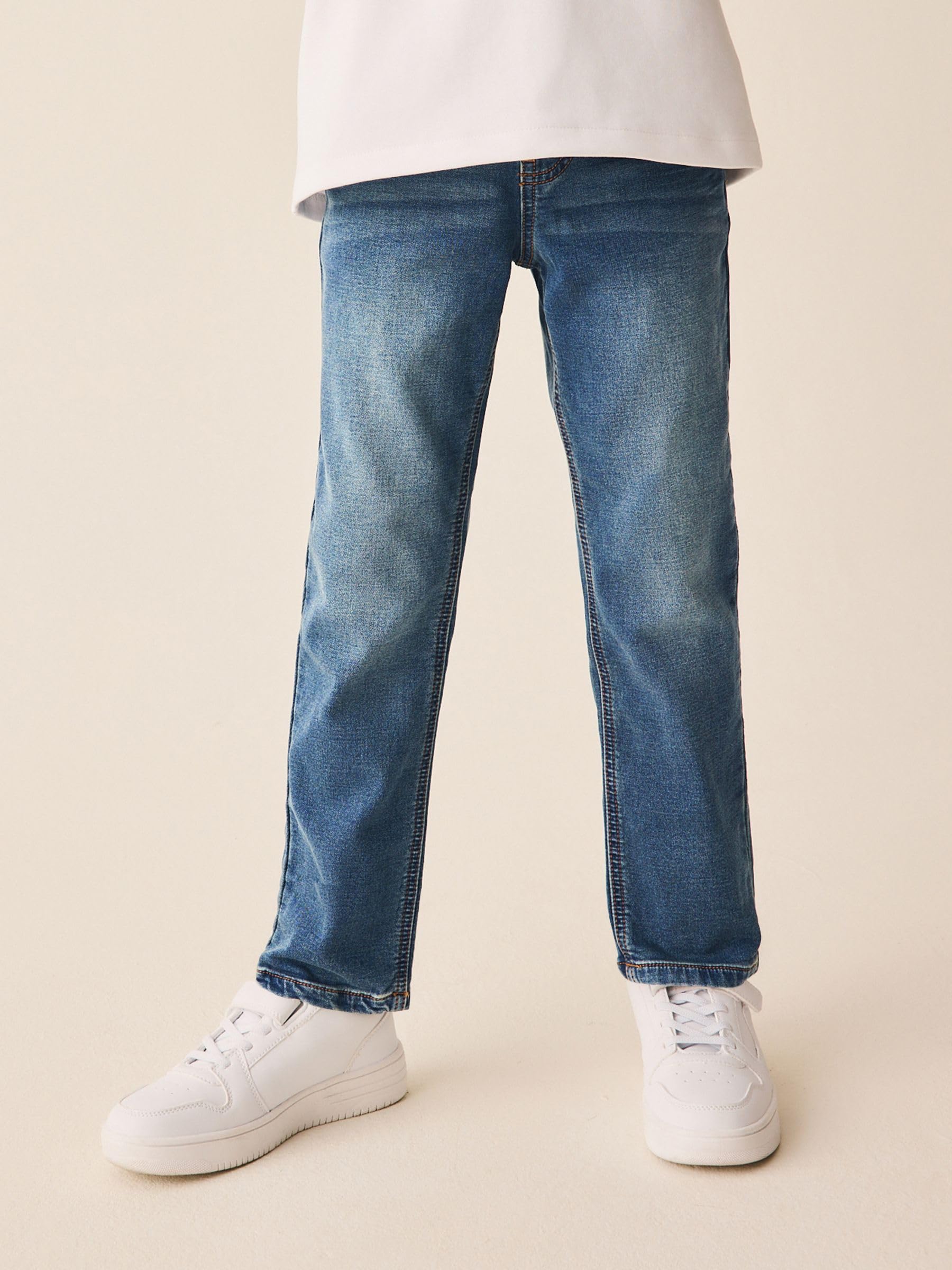 NEXT Garçon Jean Stretch Standard à Taille élastique
