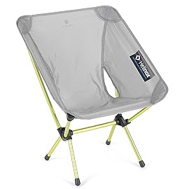 Helinox Chair Zero Ultralight Compact Large Camping Chair Grey, 1.4lbs Outdoor Chairs, Folding Chairs for Outside, Hiking, Backpacking, Adventures