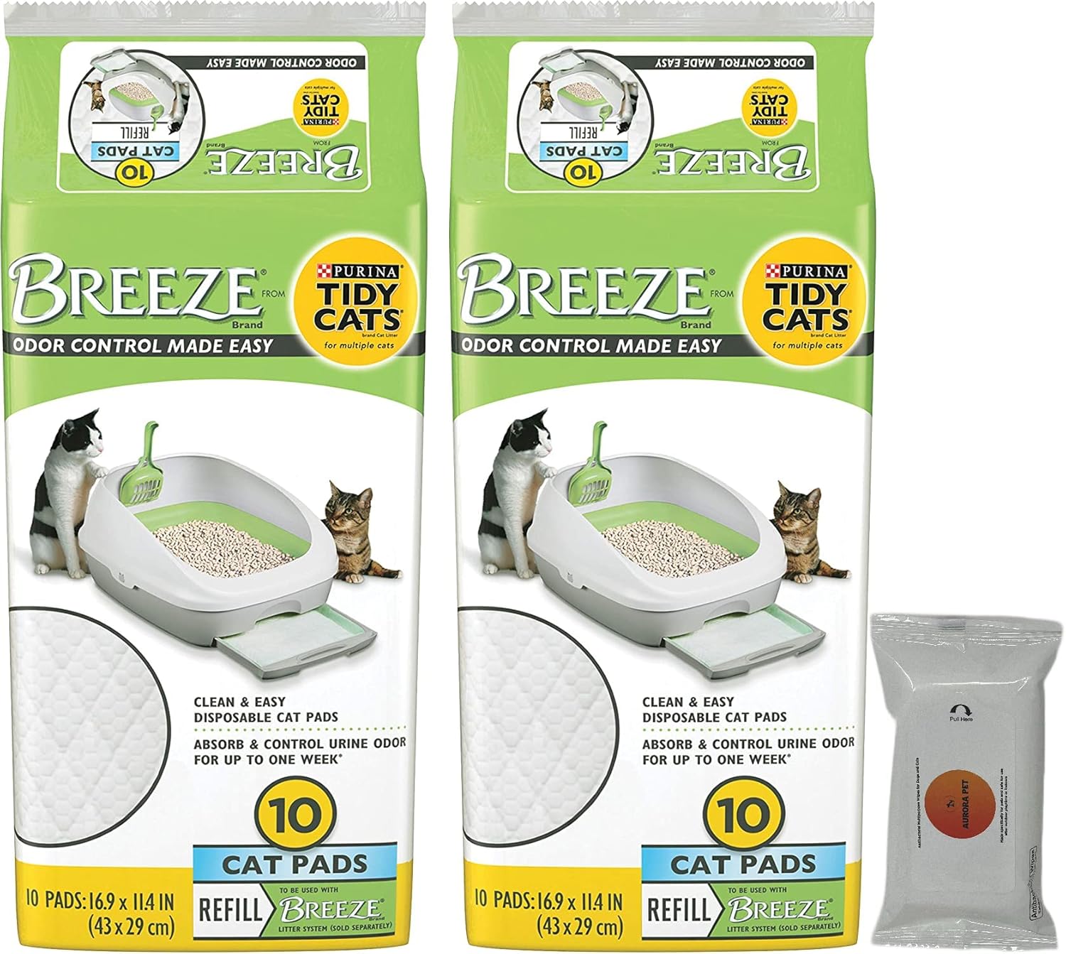 Tidy Cats Breeze Pads Refill Pack (2) 10 Count Pouches