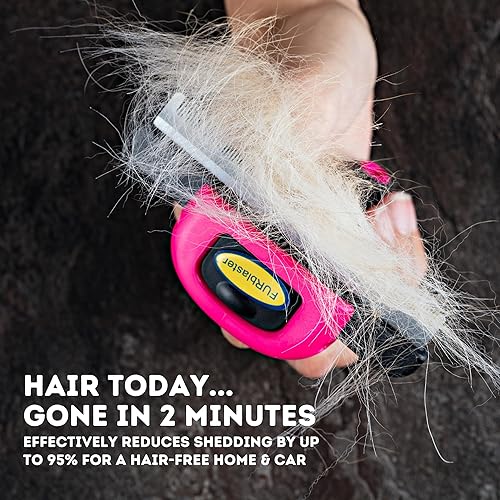 Vista 11 de Cepillo DarkPets para gatos y perros para animales pequeños, medianos y grandes, con pelo corto a largo Reduce drásticamente el desprendimiento