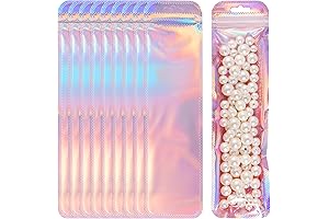 100PCS Pen Packaging Bags for Small Business: Holographic Packaging for Products & Gifts