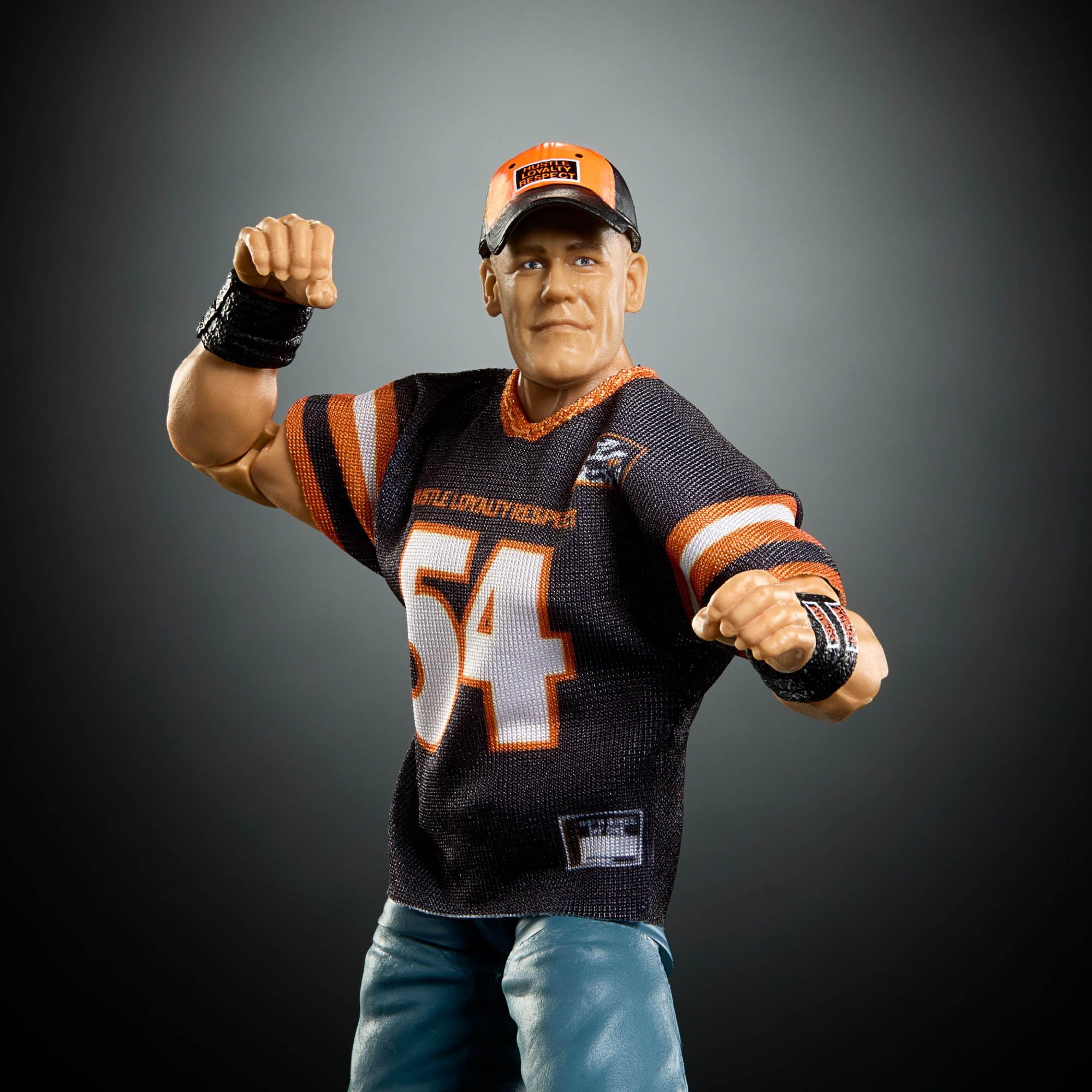 Mattel WWE Elite Collection Actionfigur und Zubehör, Premium Live-Event John Cena-Set, Wrestlemania mit Sam Roberts-Bauteilen, JHX77, [Mehrfarbig] | Premium Live Event Set, Wrestlemania, Zubehör inklusive, Sam Roberts Build-A-Figure Teile