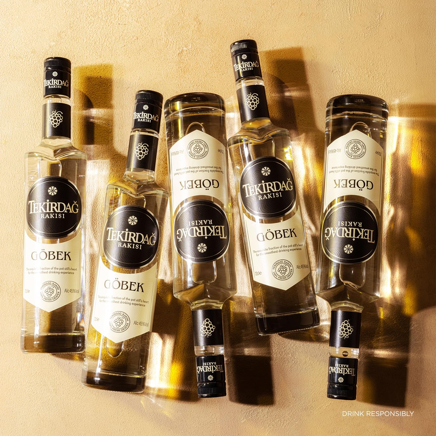 Tekirdag Rakisi Gobek 70cl, 45 Percent ABV, 100 Percent Fresh Grape Aniseed Spirit, Smoothest Drinking Experience, Single Cycle Distillation, No Added Sugar, Award-Winning Product, Made In Türkiye - View #10