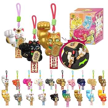 どうぶつの森+ ソフビキーホルダー 5個セット Amazon.co.jp: TOP TOY 招き猫 シリーズ キーホルダー ソフビ