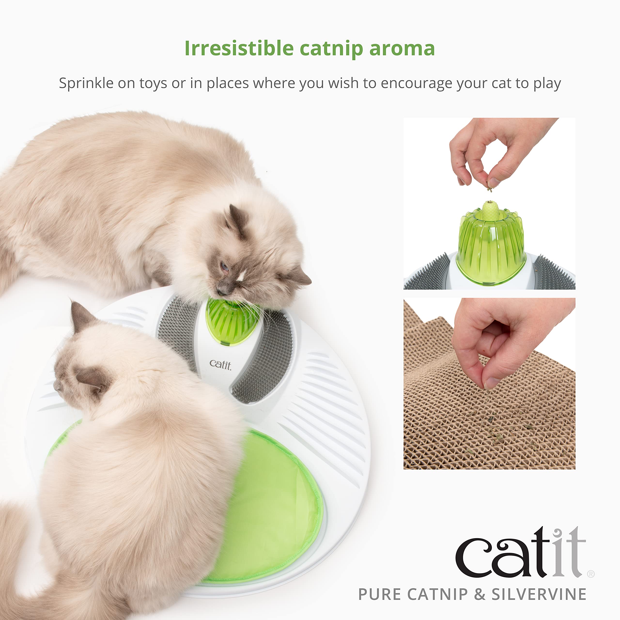 Amazon.com : Catit Dried Catnip and Silverine Mix for Stimulating Indoor  and Outdoor Cats : Pet Supplies