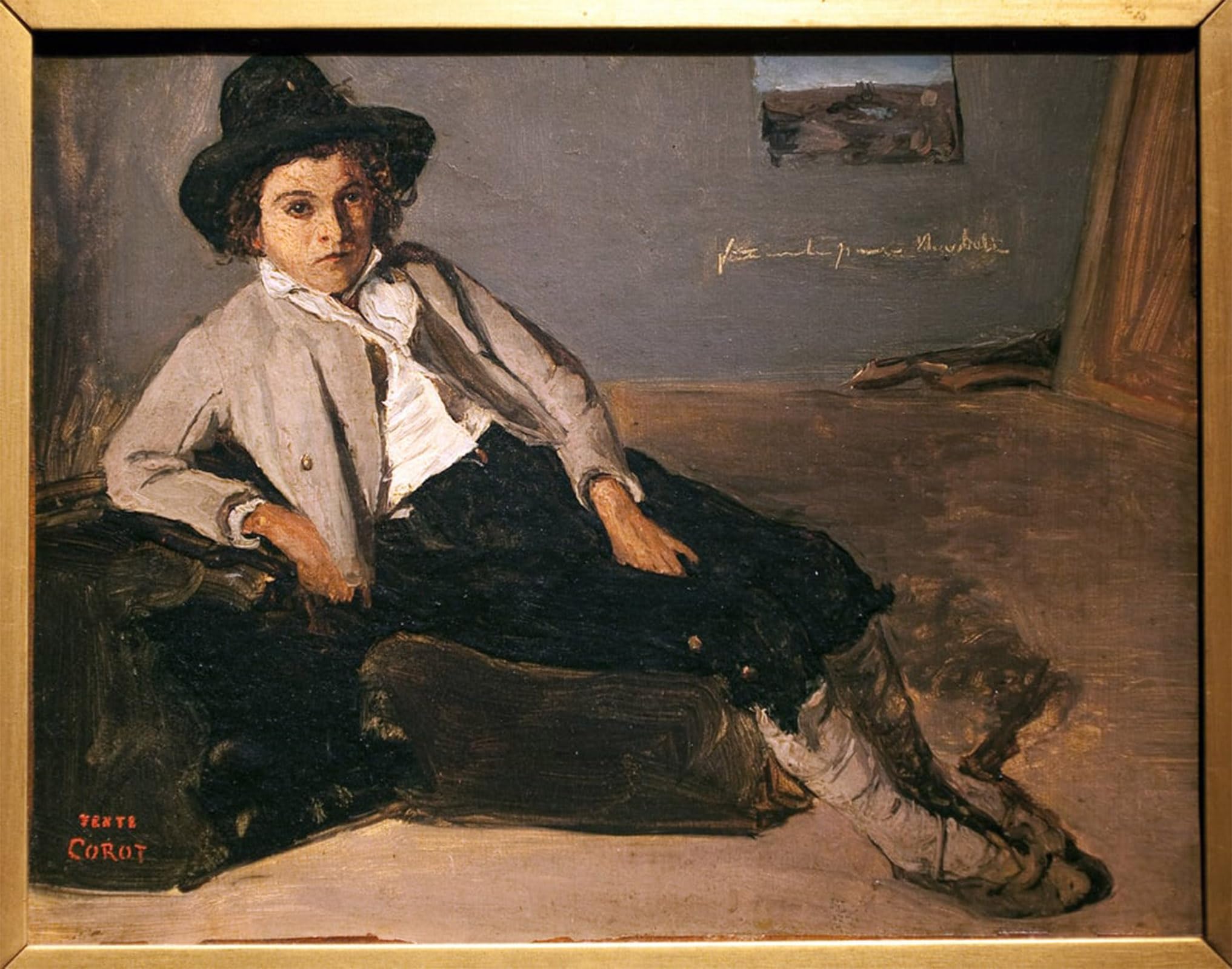 Cuadro en lienzo de Corot de 60x90cm para dar sofisticación a tu ambiente de trabajo 5