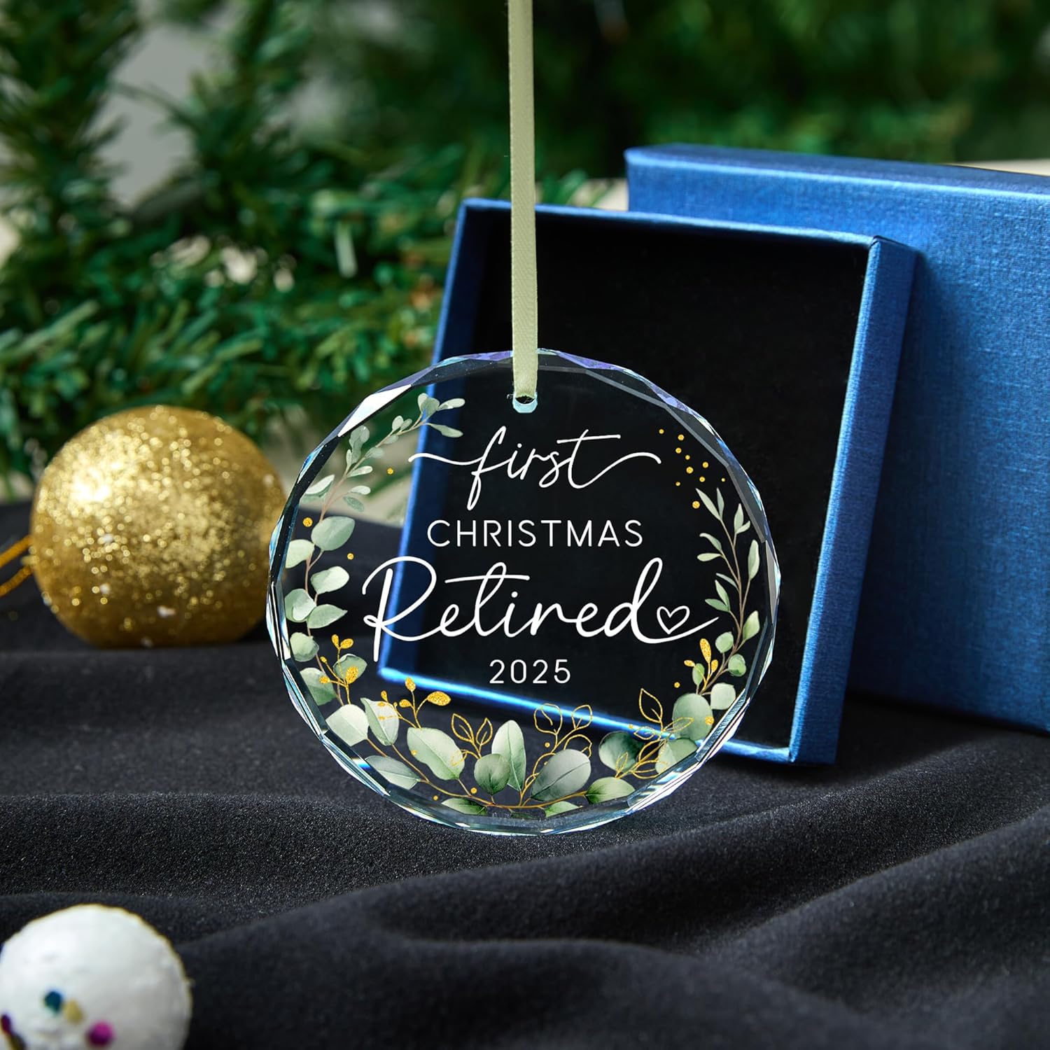 Retirement Gifts for Women,Retirement Ornament 2025,First Christmas Retired Ornament 2025,Christmas Tree Decorations - Image 5