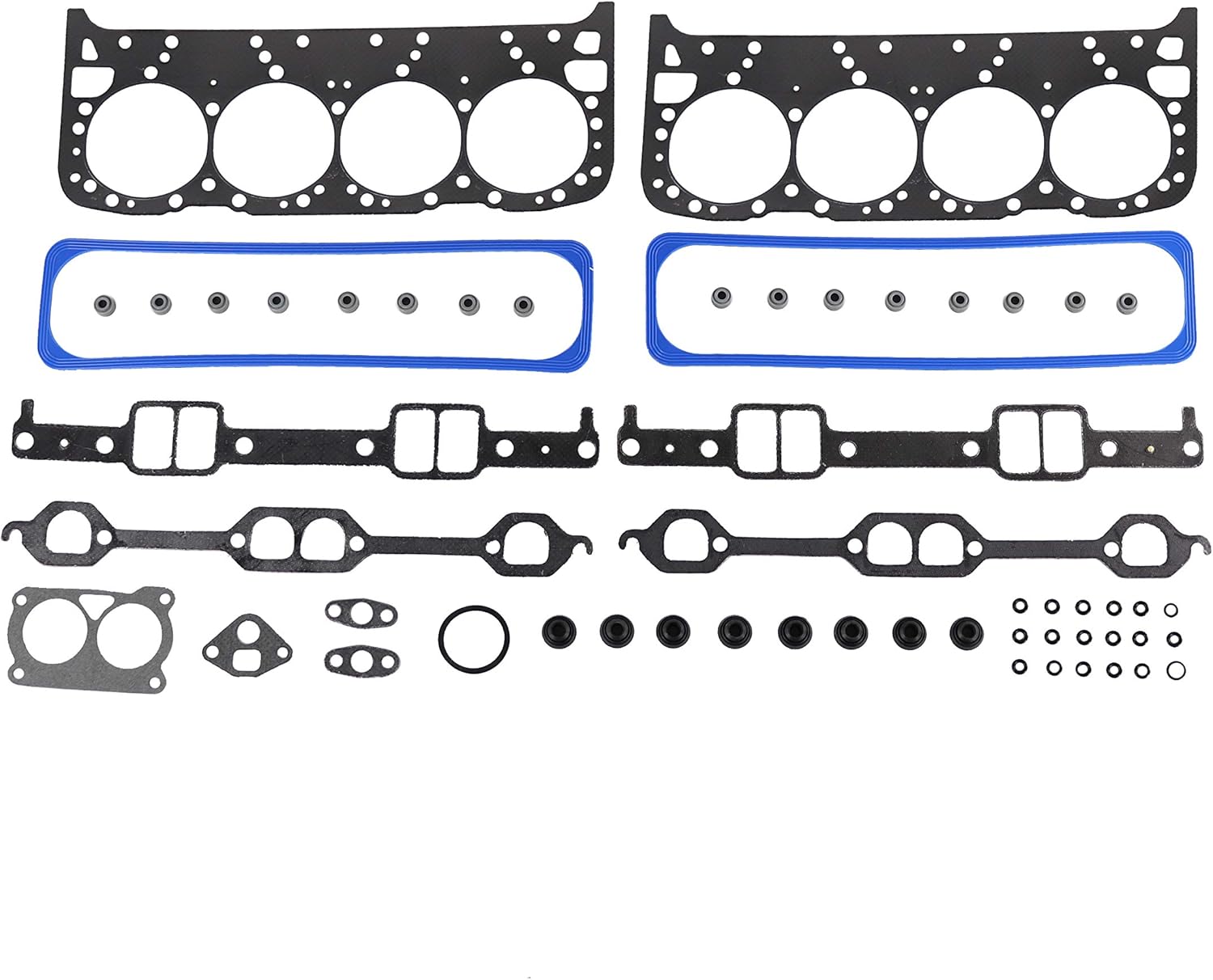 DNJ HGB3148 Cylinder Head Gasket set with Head Bolt Kit For 1993-1997 Chevrolet Camaro 5.7L 350cid V8 OHV