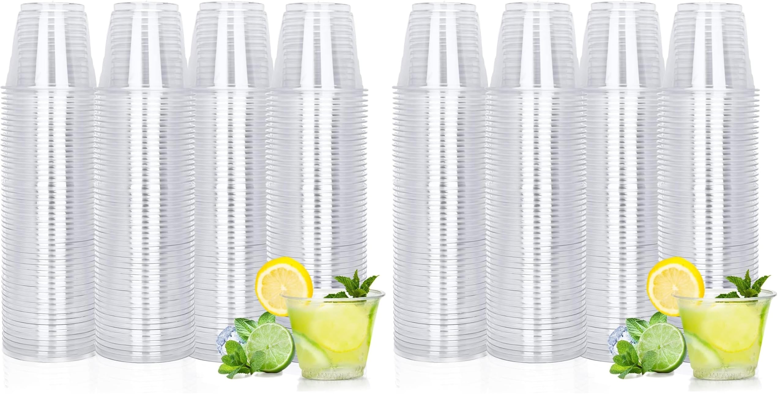 TashiBox 100 Count - 16 Ounce Plastic Cups, Ice Coffee Cups To Go - Crystal Clear PET Party Cups — Amazon image 11