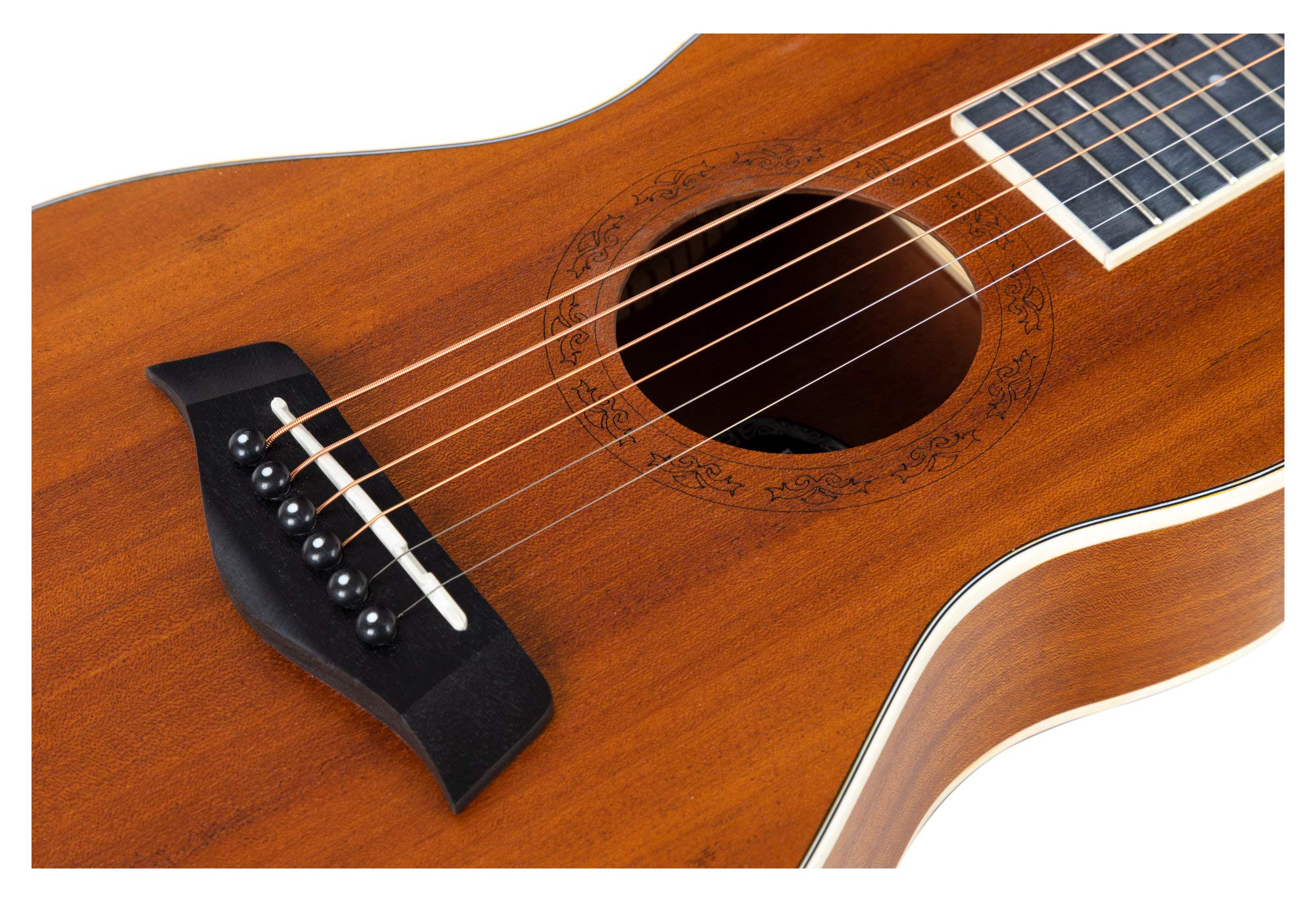 Rocktile G-10 NT Guitarlele Natur - Chitarra Western da Viaggio, Cedro, Mogano, 51 cm
