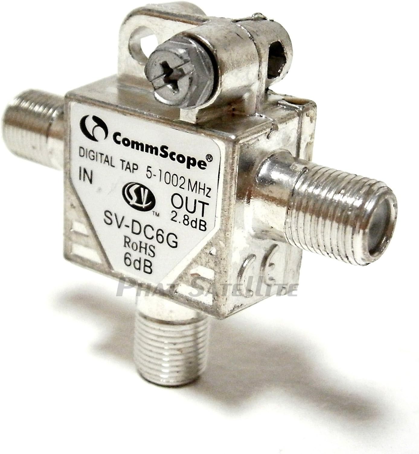 1 Piece COMMSCOPE SV-DC6G T-Type 6db COAXIAL DIGITAL TAP 5-1002Mhz DIRECTIONAL COUPLER