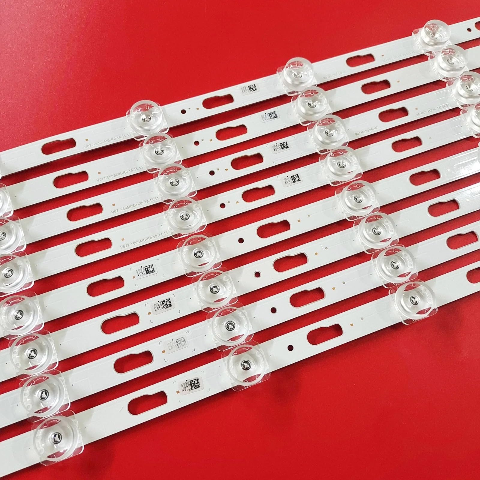 LED-Hintergrundbeleuchtung, 12 Lampen, kompatibel mit Samsung TV 50 Zoll V0T7-500SMA-R0 BN96-50317A 50318A UE50TU8000 UE50TU7000 UN50TU8200