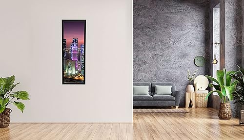 Vista 23 de FrameWorks Marco para póster de madera de 18 x 24 pulgadas, marcos clásicos de color negro mate con vidrio acrílico inastillable, fotos, pósters