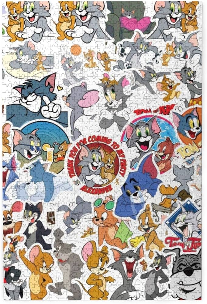 Amazon.co.jp: トムとジェリー アニメ ジグソーパズル 1000 ピース