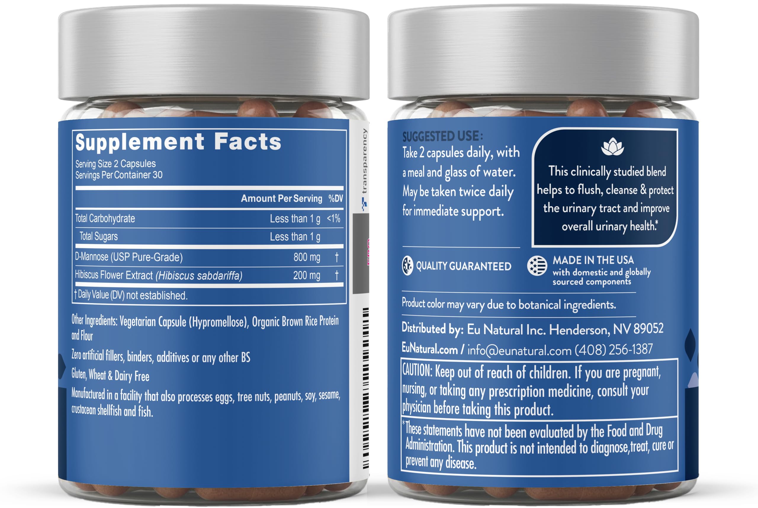 Urinary Harmony D-Mannose Supplement for Urinary Tract Health, 60 Capsules — Amazon image 9