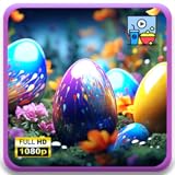 春の卵の輝き - カラフルなイースターの魔法と祝祭の雰囲気