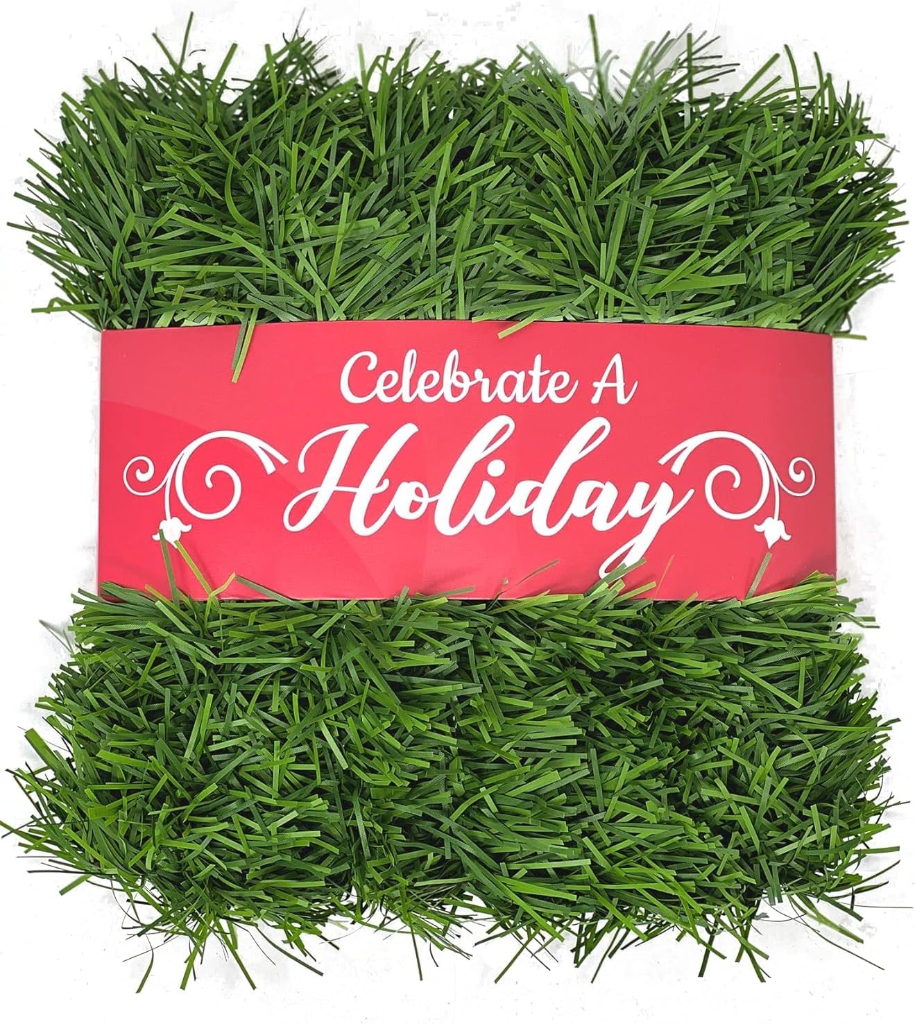 50 Foot Garland | Christmas Garland for Christmas Decorations Indoor or Outdoor | Non-Lit Soft Garland Christmas Decorations | Green Holiday Decor | Home Garden Artificial Greenery (2, 50 FT)