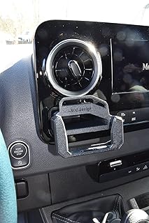 Universal mobile phone holder for Mercedes Sprinter 906/907 (2019-2024), ASA plastic, made in Germany, stable and UV-resistant, for smartphones from 6.7 inches, easy installation without drilling
