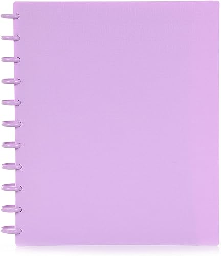 Miniatura 3 de Talia - Cuaderno con aros, agenda personalizable, (color rosa primavera con rosa primavera, tamaño carta, 8.5 x 11 pulgadas)
