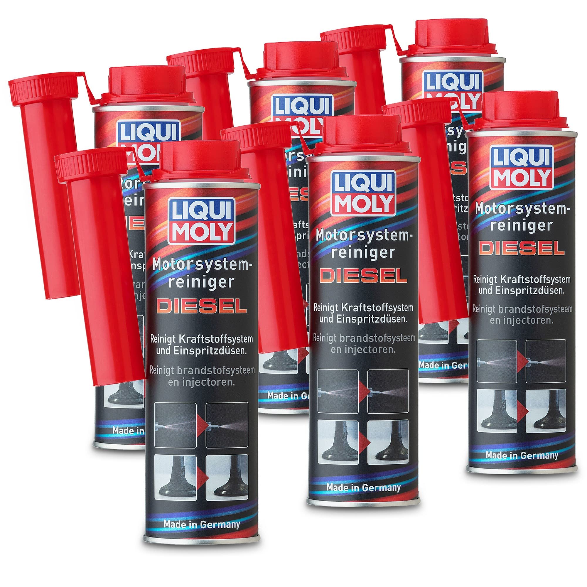 6x LIQUI MOLY 5128 Motor-System-Reiniger Diesel Additiv 300ml
