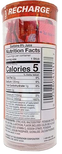 Miniatura 2 de Sqwincher Zero Fruit Punch Qwik Stiks - Paquete de 10 reabastecimiento de electrolitos sin azúcar (paquete de 3) 3