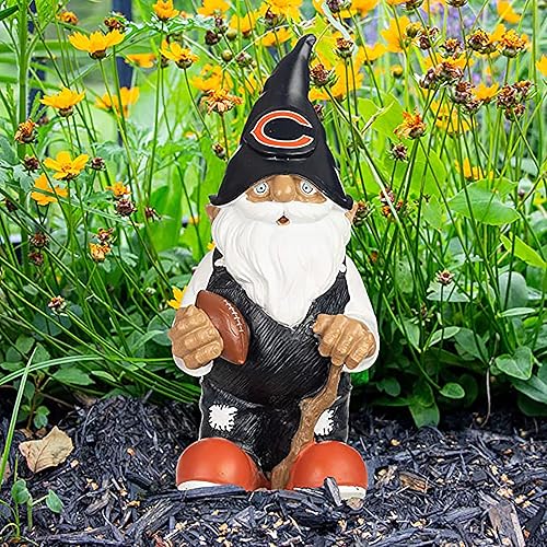 Miniatura 52 de NFL Resin 11.5" Team Logo Outdoor Garden Statue Gnome
