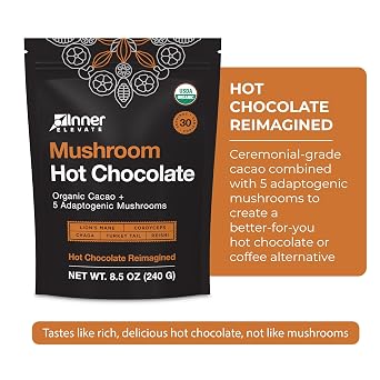Mushroom Chai + Mushroom Hot Chocolate