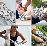 Vista 53 de Treela Paquete de 48 vendajes autoadhesivos a granel, 2 pulgadas x 5 yardas, vendaje cohesivo autoadherente, cinta elástica atlética, cinta