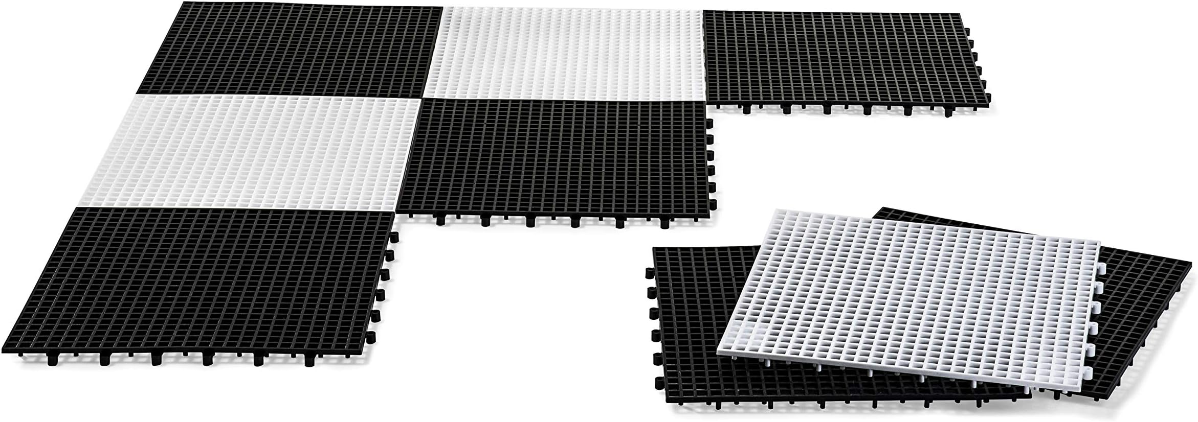 rolly toys | Giant Chess and Checker Game Board - 10 x 10 Feet - 35 x 35 cm - Black and White | 218752