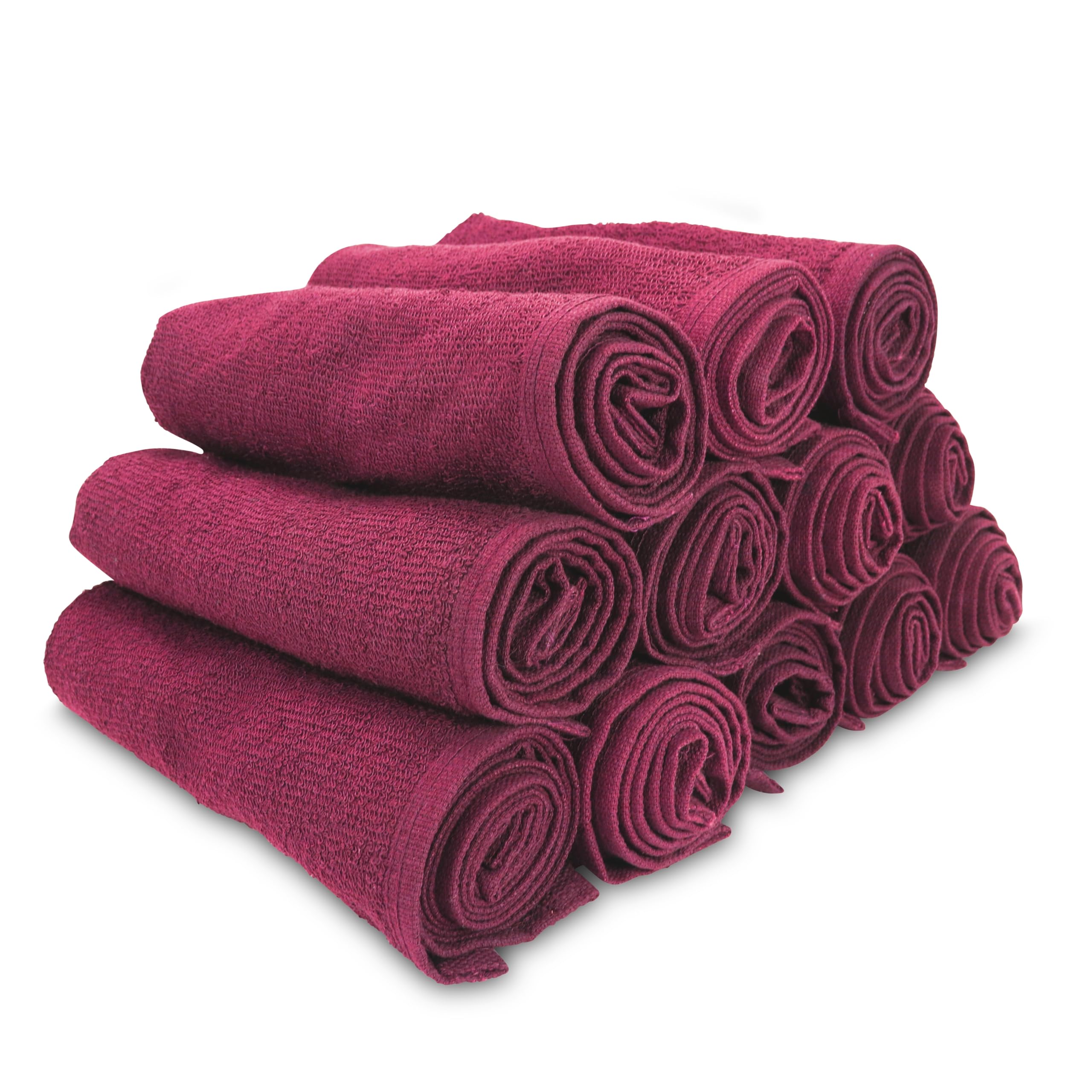 Arkwright Bleach Safe Sr. Salon Towels, (Pack of 12) 100% Ring Spun Cotton Super Soft, Lightweight, Quick Dry