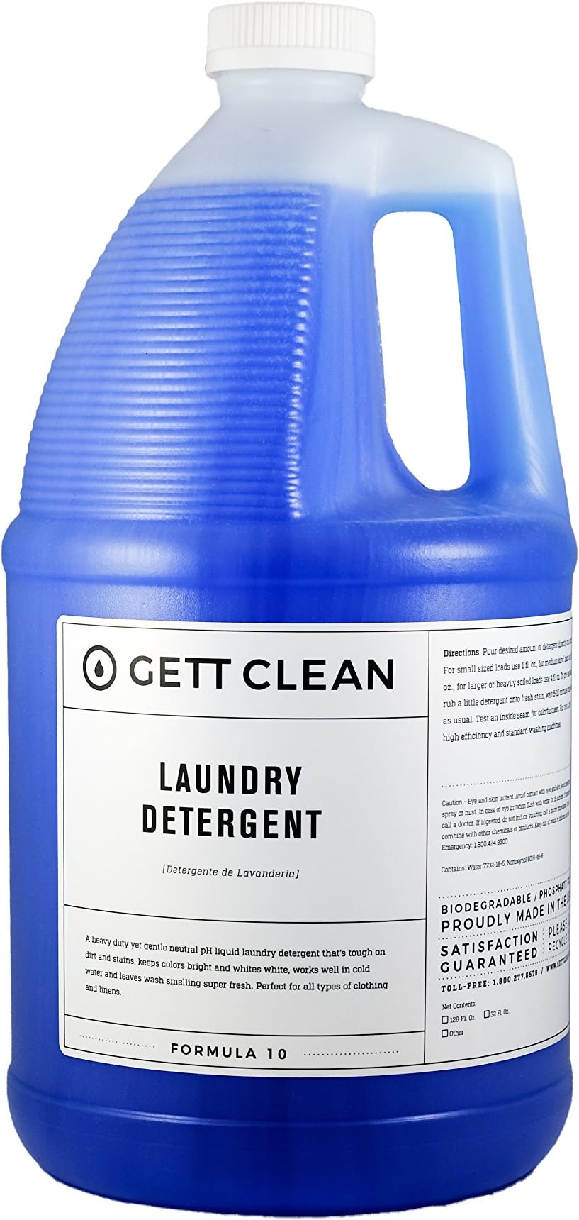 Liquid Laundry Detergent, 1 Gallon, Concentrated Professional Strength, Industrial or Home Use